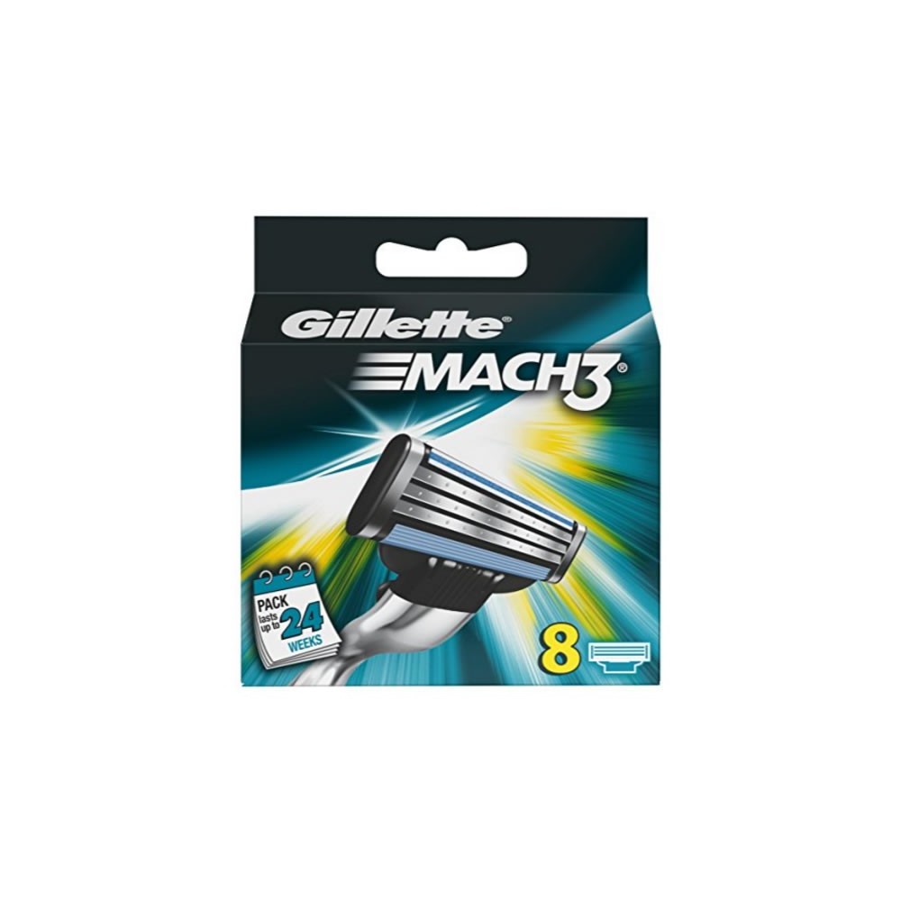 "Gillette Mach3" papildymas 8 vienetai