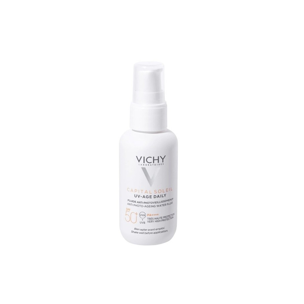 Vichy Capital Soleil Uv-Age Daily SPF50+ Water Fluid Antifotoaging 40ml