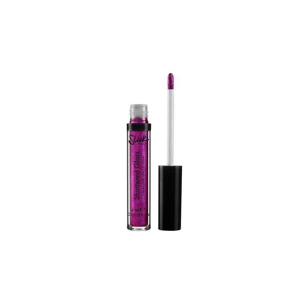 "Sleek Shattered Glass Intense Glitter Lip Topper Onyx Kiss