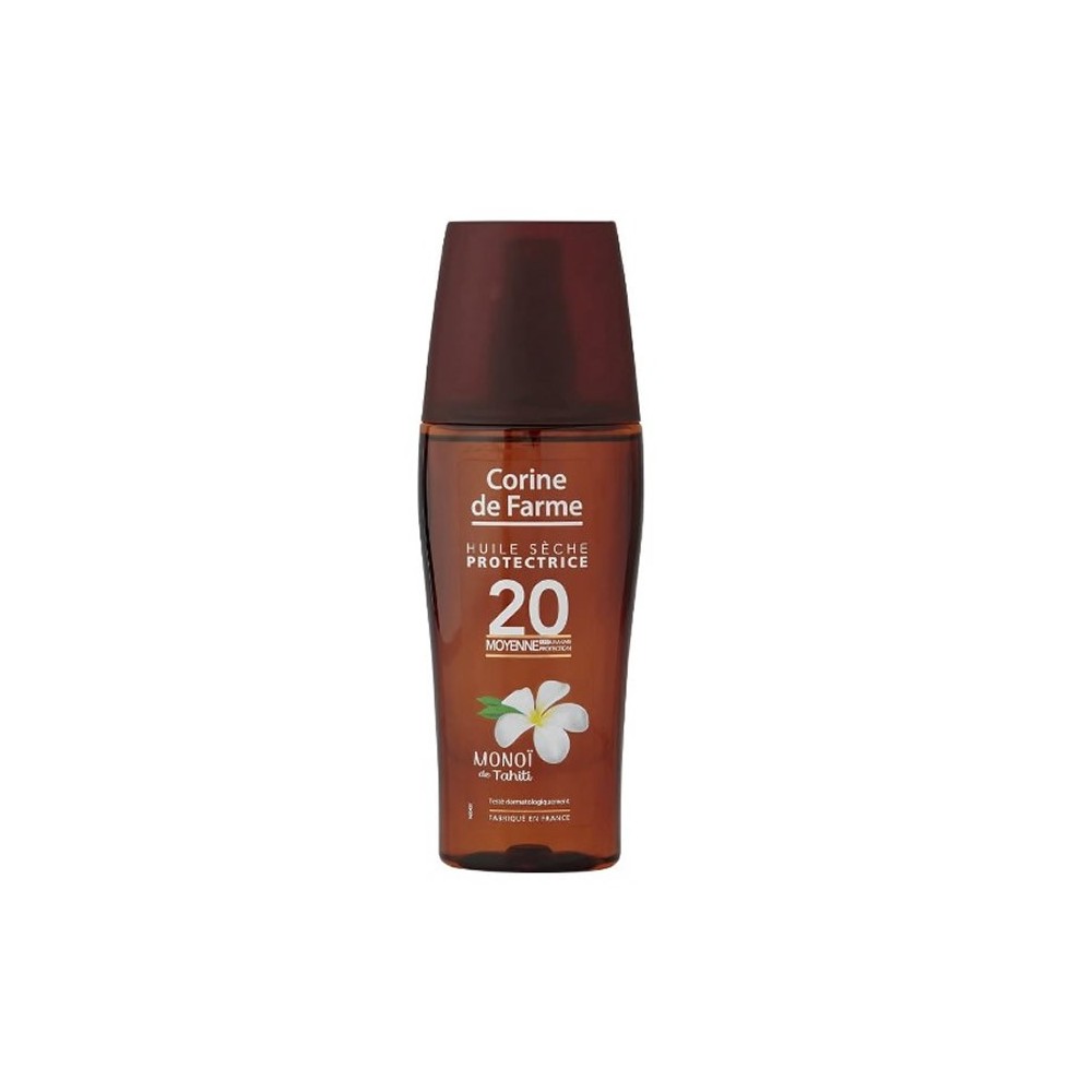 "Corine De Farme" sausas aliejaus purškiklis Spf20 150ml