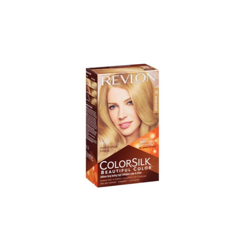 "Revlon Colorsilk" be amoniako 74 Vidutinė blondinė