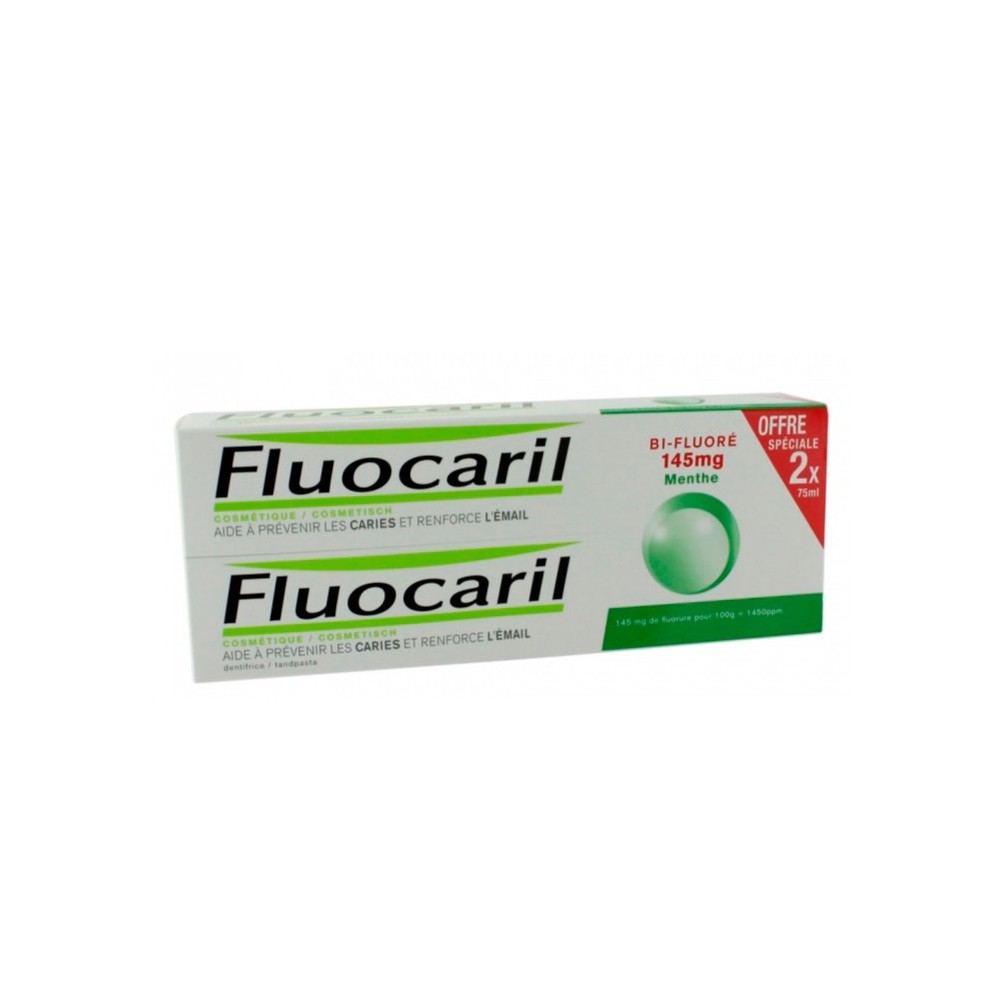 Fluocaril Bi-Fluoride Mėtų pasta 145mg 2x75ml