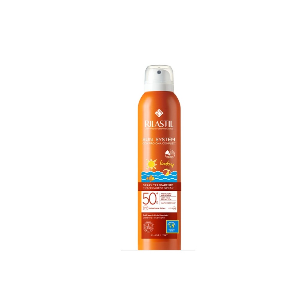 "Rilastil Sun System Baby Spray" purškiklis Spf 50+ 200ml