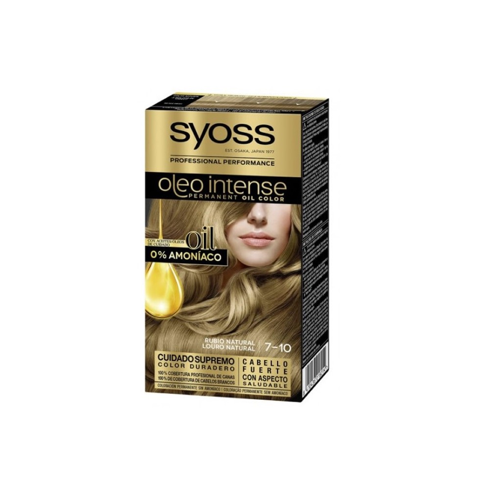 "Syoss Oleo Intense" ilgalaikiai permanentiniai plaukų dažai 7-10 Natural Blonde