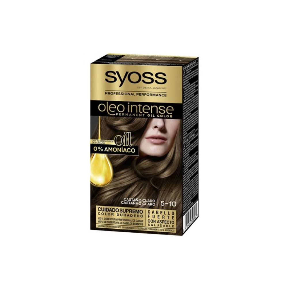 Syoss Oleo Intense Permanent Hair Color 5-10 Light Brown