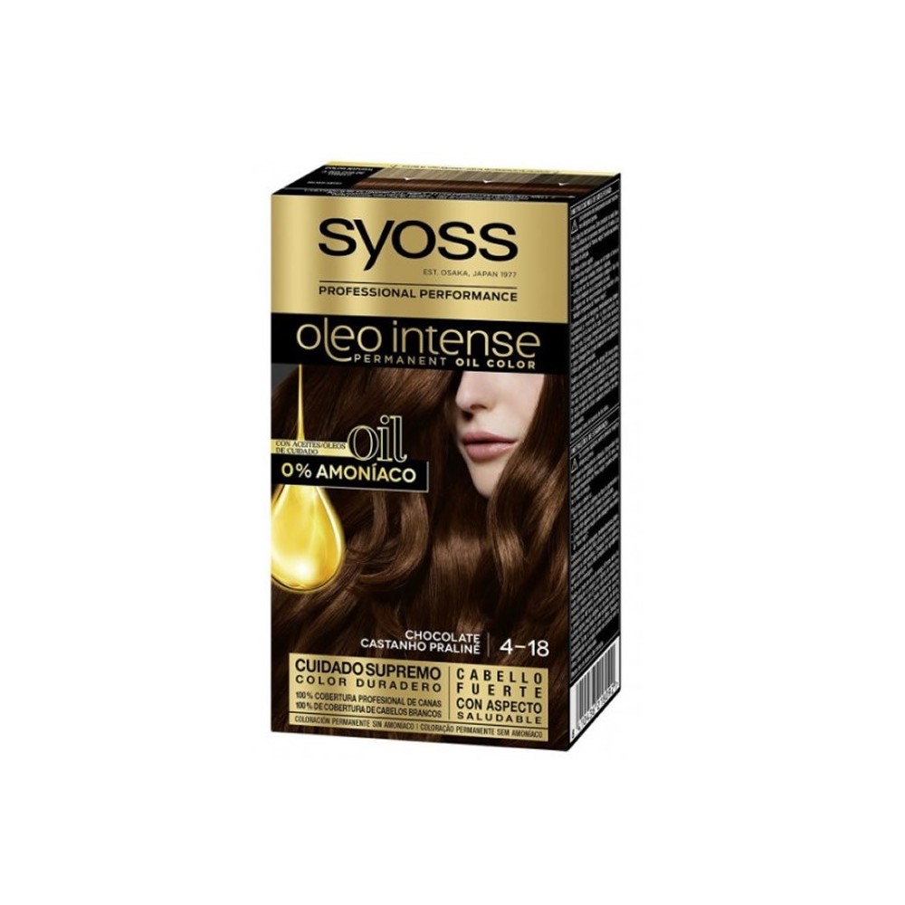 Syoss Oleo Intense Permanent Hair Color 4-18 Chocolate