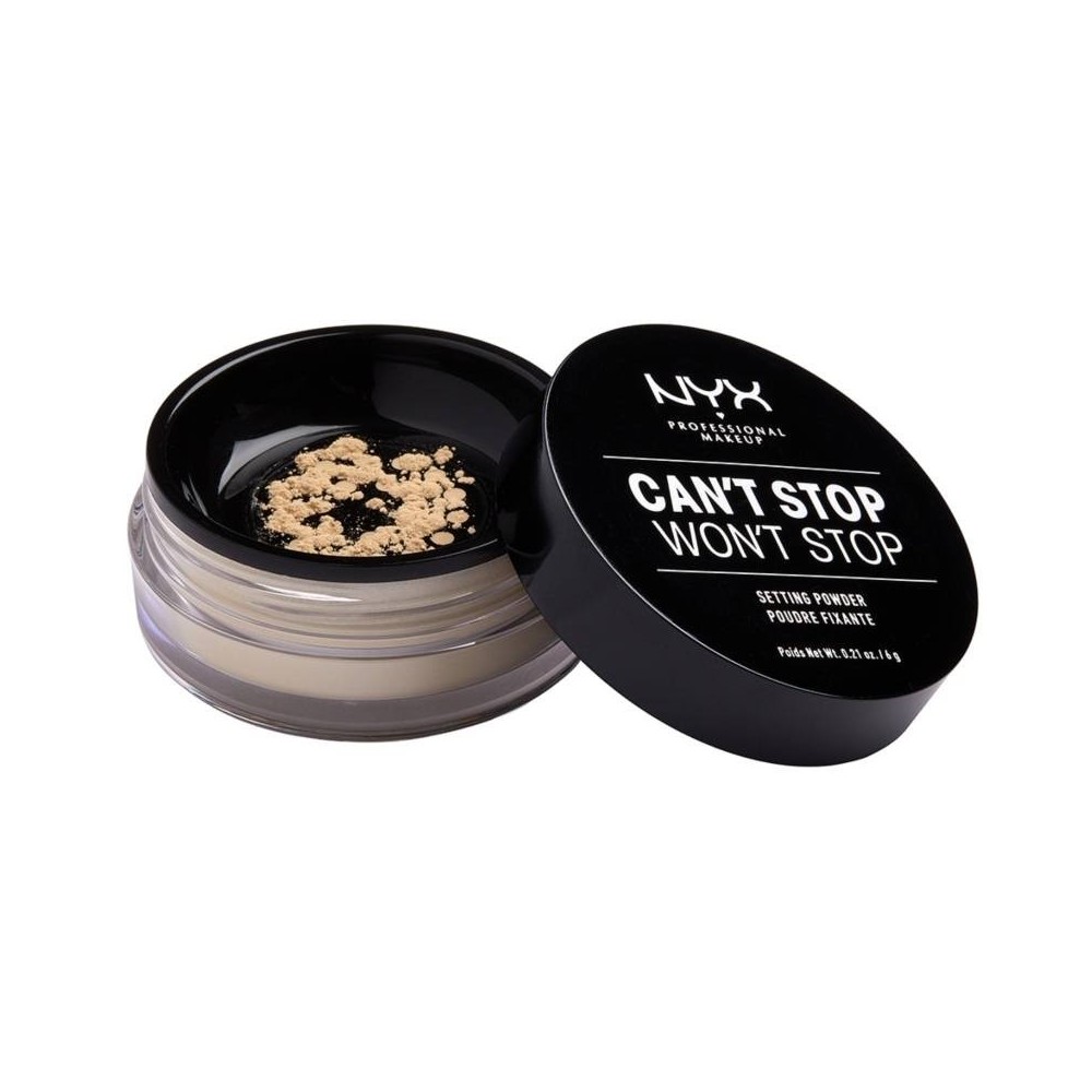 Nyx Professional Makeup - Can't Stop Won't Stop Setting Powder - Light Medium