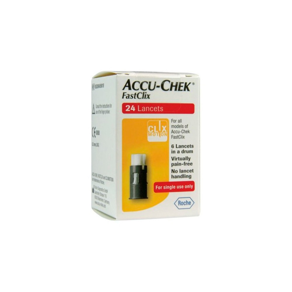 "Accu-Chek Fastclix Lancets" 24U