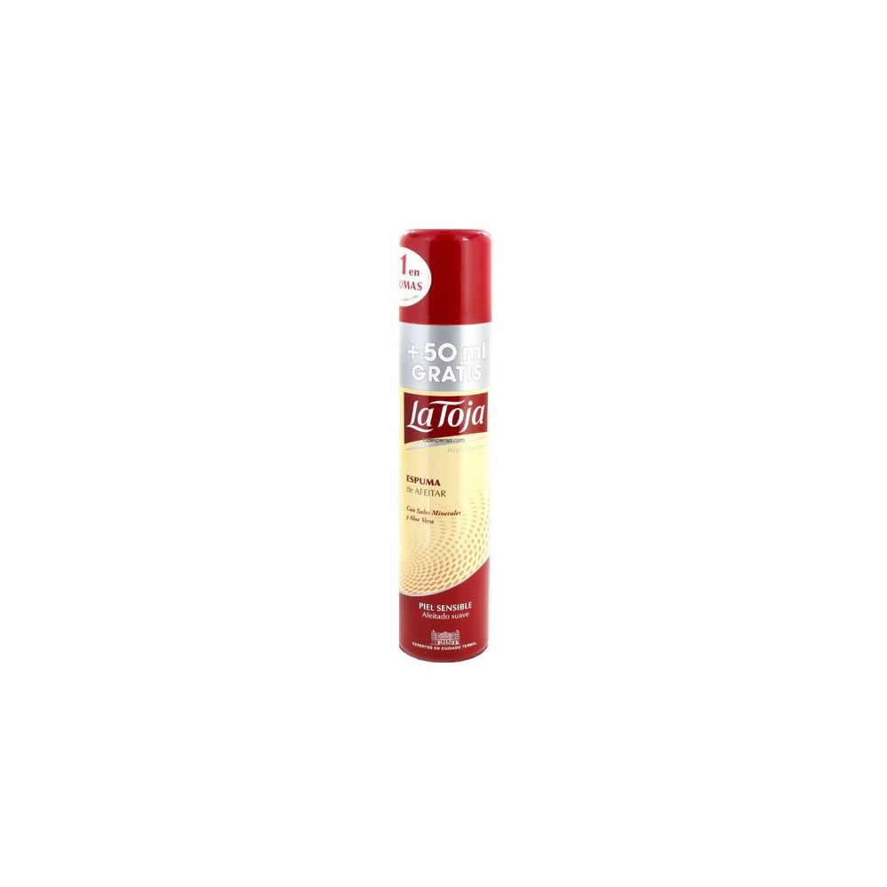 La toja Shaving Foam Sensitive Skin 250+50ml