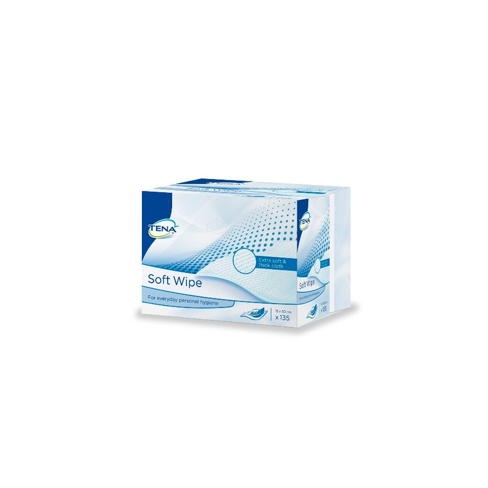 Tena Soft Wipe 19cmx30cm 135U