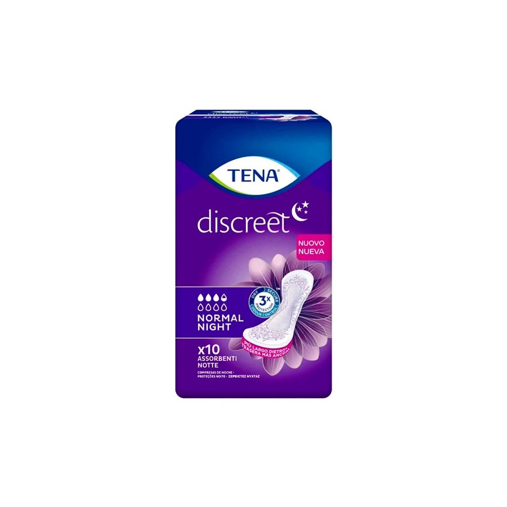 Tena Discreet Normal Night 10U