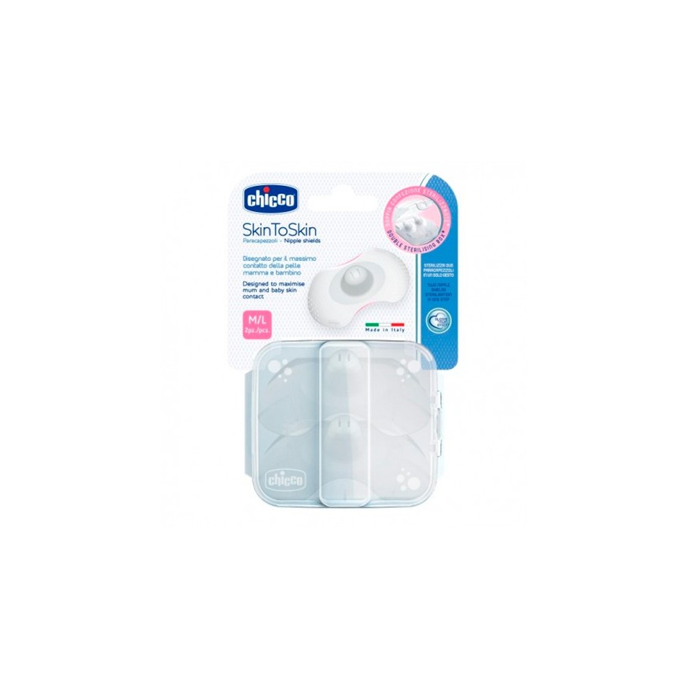 Chicco Nipple Protector Silicone M-L 2U