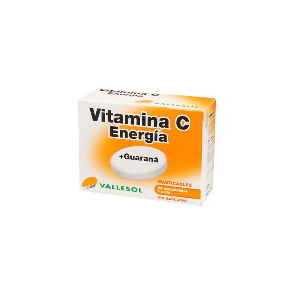 Vallesol Vitamin C + Guarana 24 Tablets