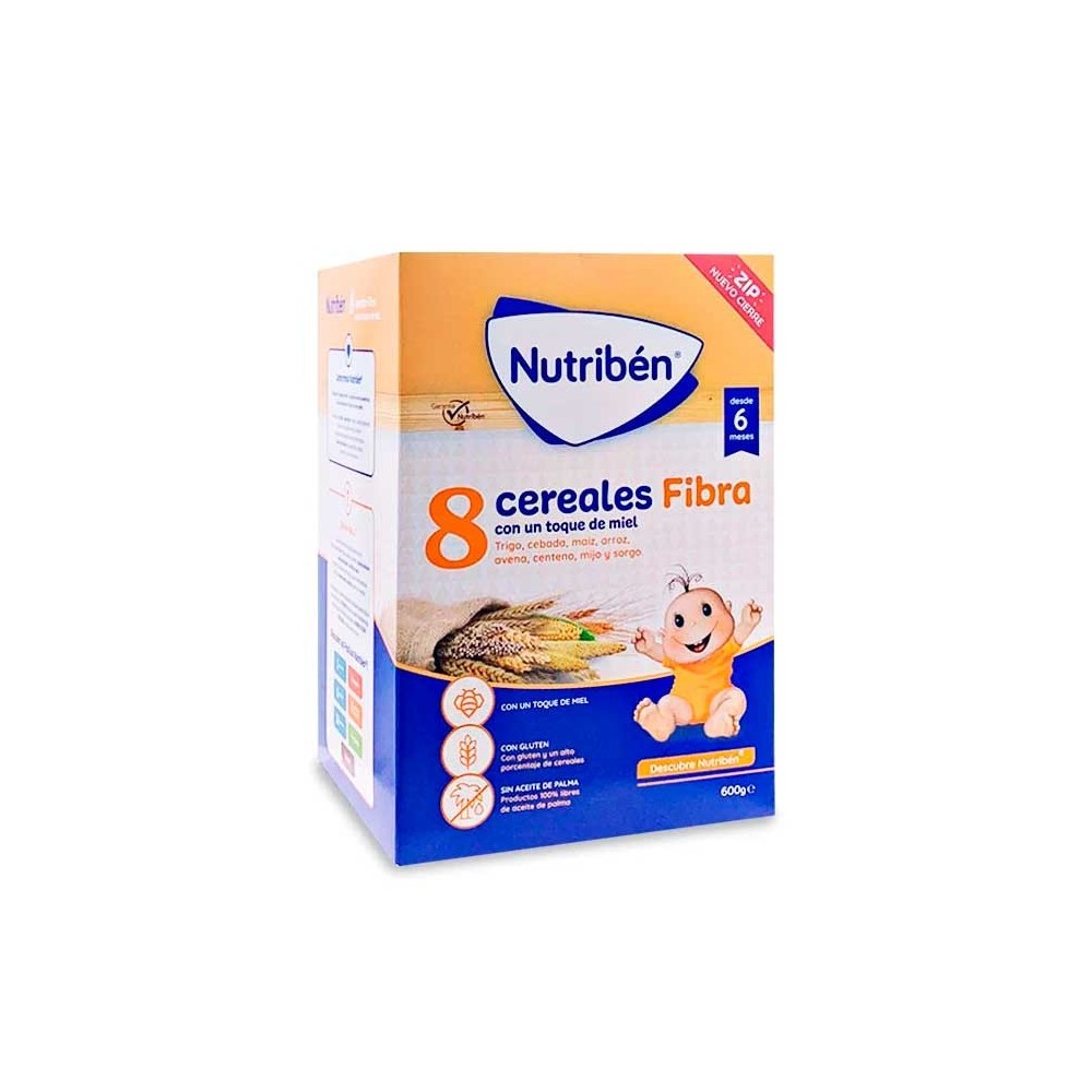 Nutribén 8 Cereals and Honey Fibre 600g