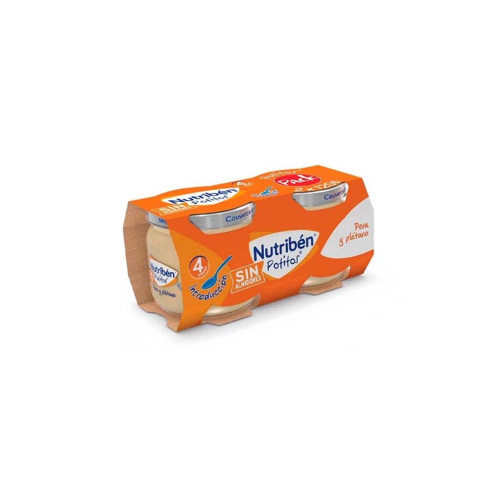 Nutribén Potito Multifruit su vaisiais  2x120g