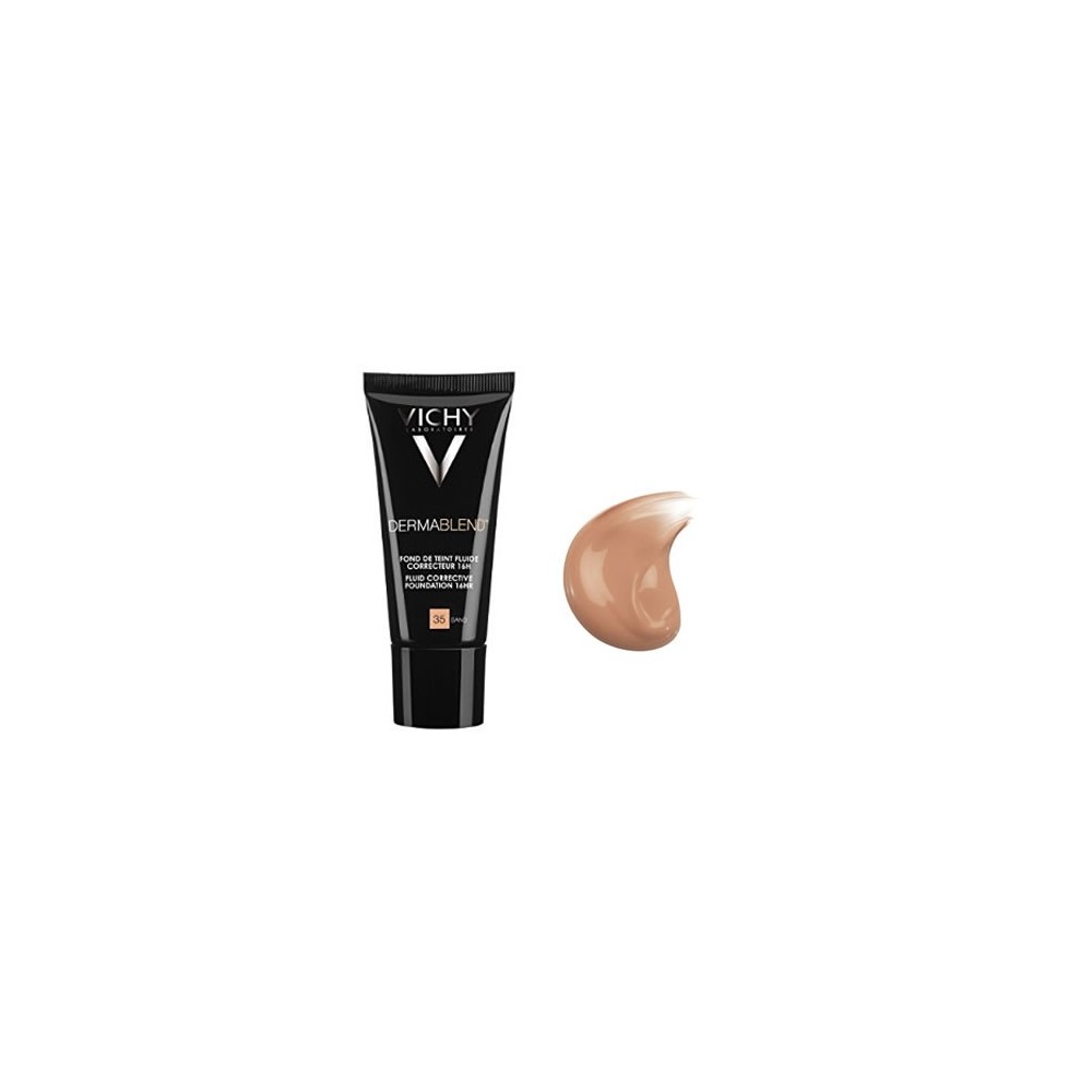 Korekcinis makiažo pagrindas Vichy Dermablend, 35 Sand, 30 ml