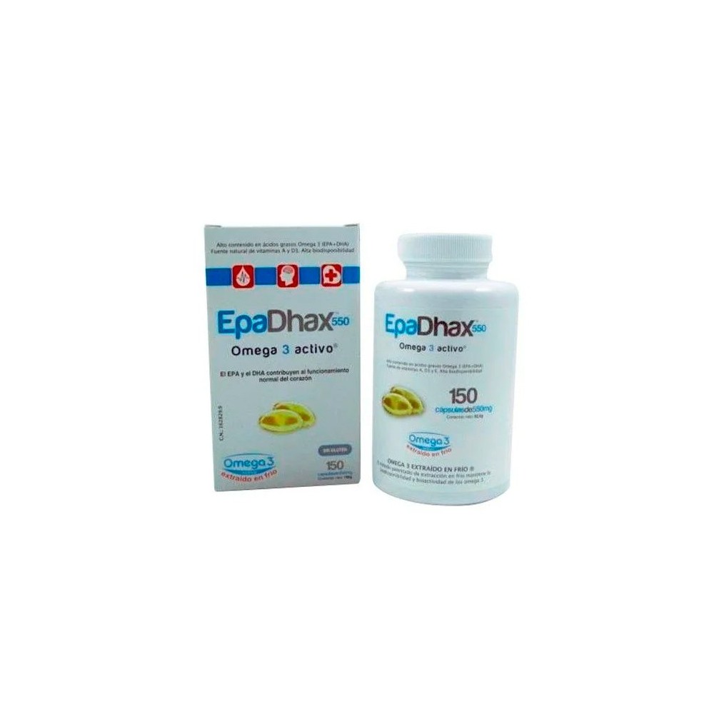 Epadhax Omega 3 Active 550mg 150 kapsulių