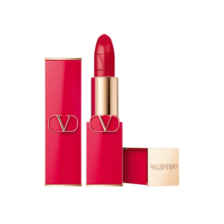 Valentino, Rosso, Satin Finish, Cream Lipstick, 22R, Refillable, 3.5 g