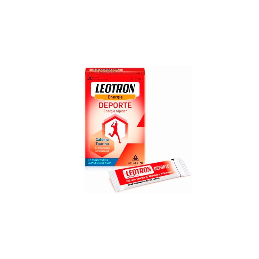 Leotron Sport 20 burnoje tirpstantys paketėliai