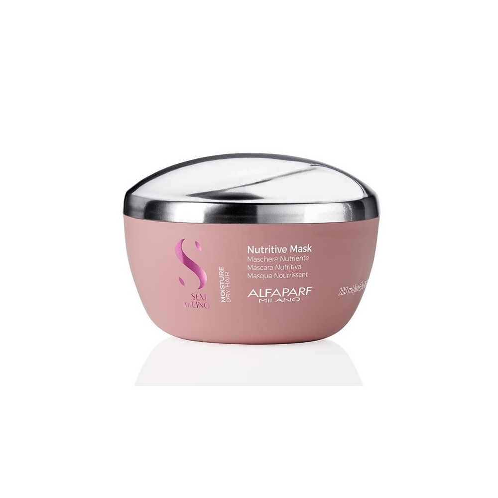 Kaukė plaukams Alfaparf Semi Di Lino Moisture Nutritive Mask, 200 ml