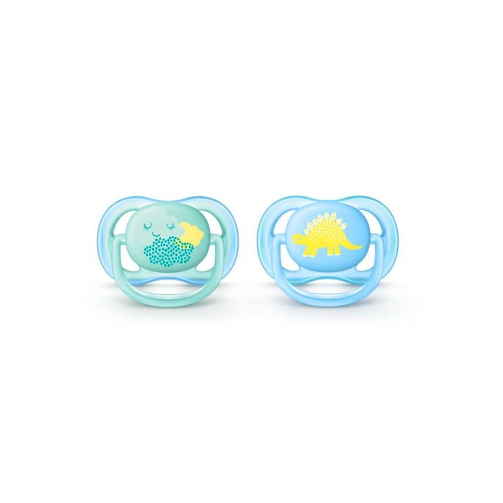 Avent Ultraair Infant Silicone Pacifier 0-6M 2U