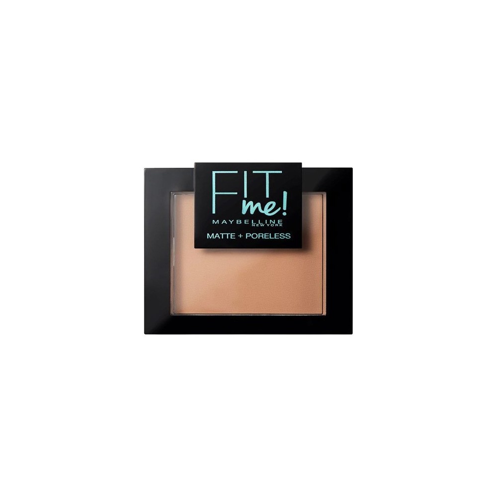 "Maybelline Fit Me Matte & Poreless Powder 250 Sun Beige" matinė pudra be porų