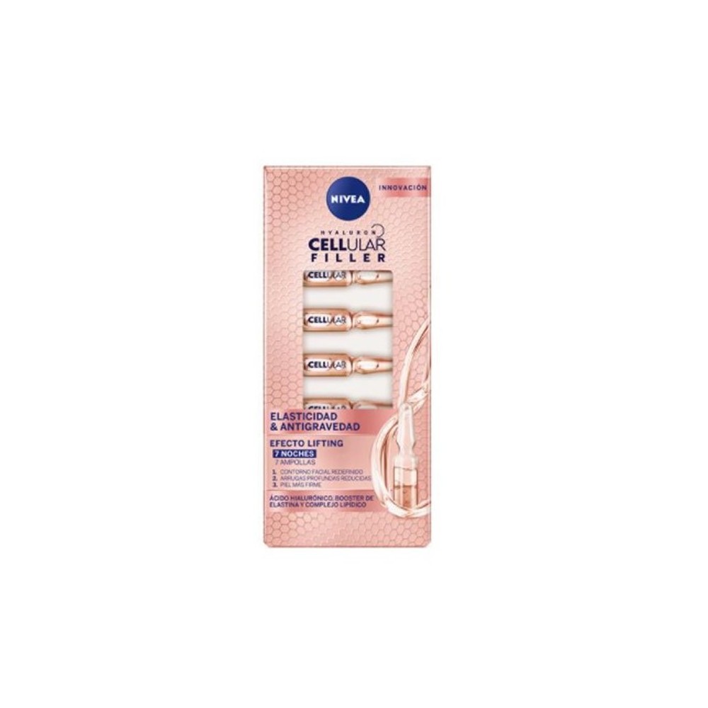 "Nivea Hyaluron Cellular Filler Elasticity & Antigravity" ampulės 7x1,2ml