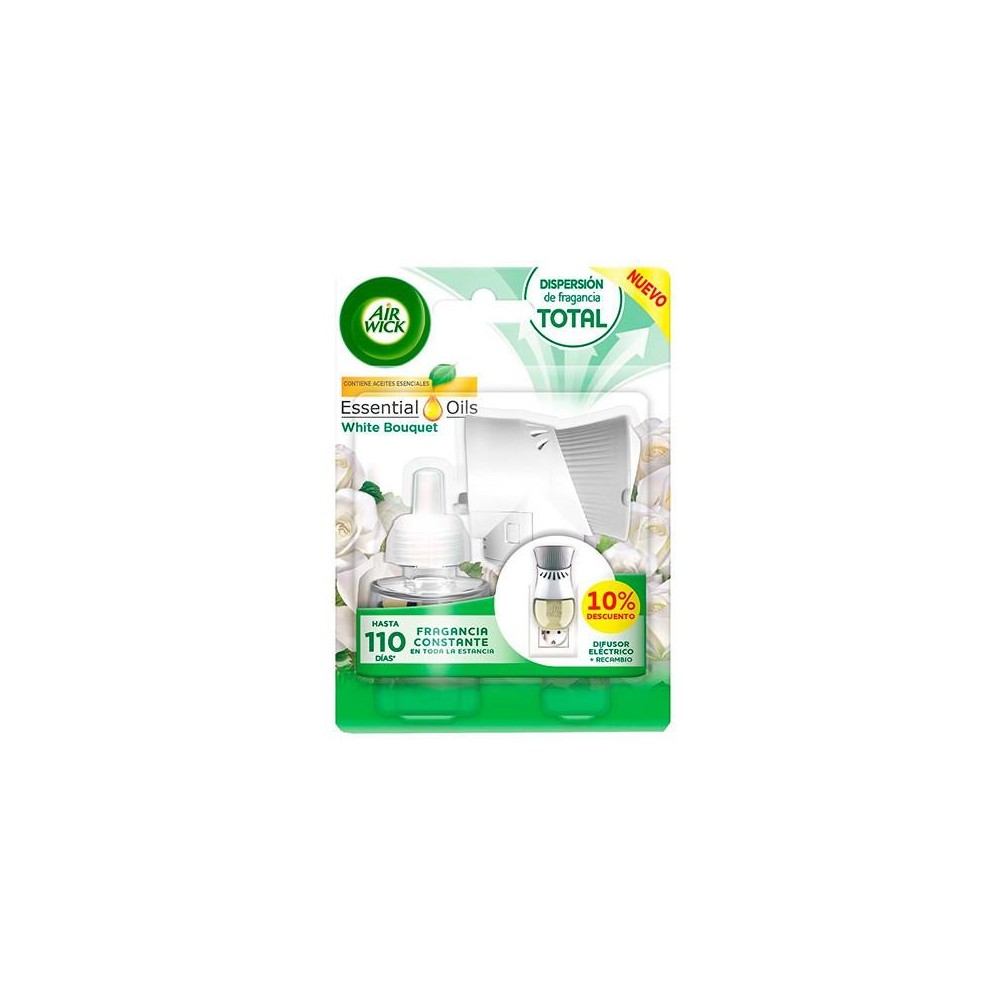 Air-Wick Ambientador Electrico Completo White Bouquet 19ml