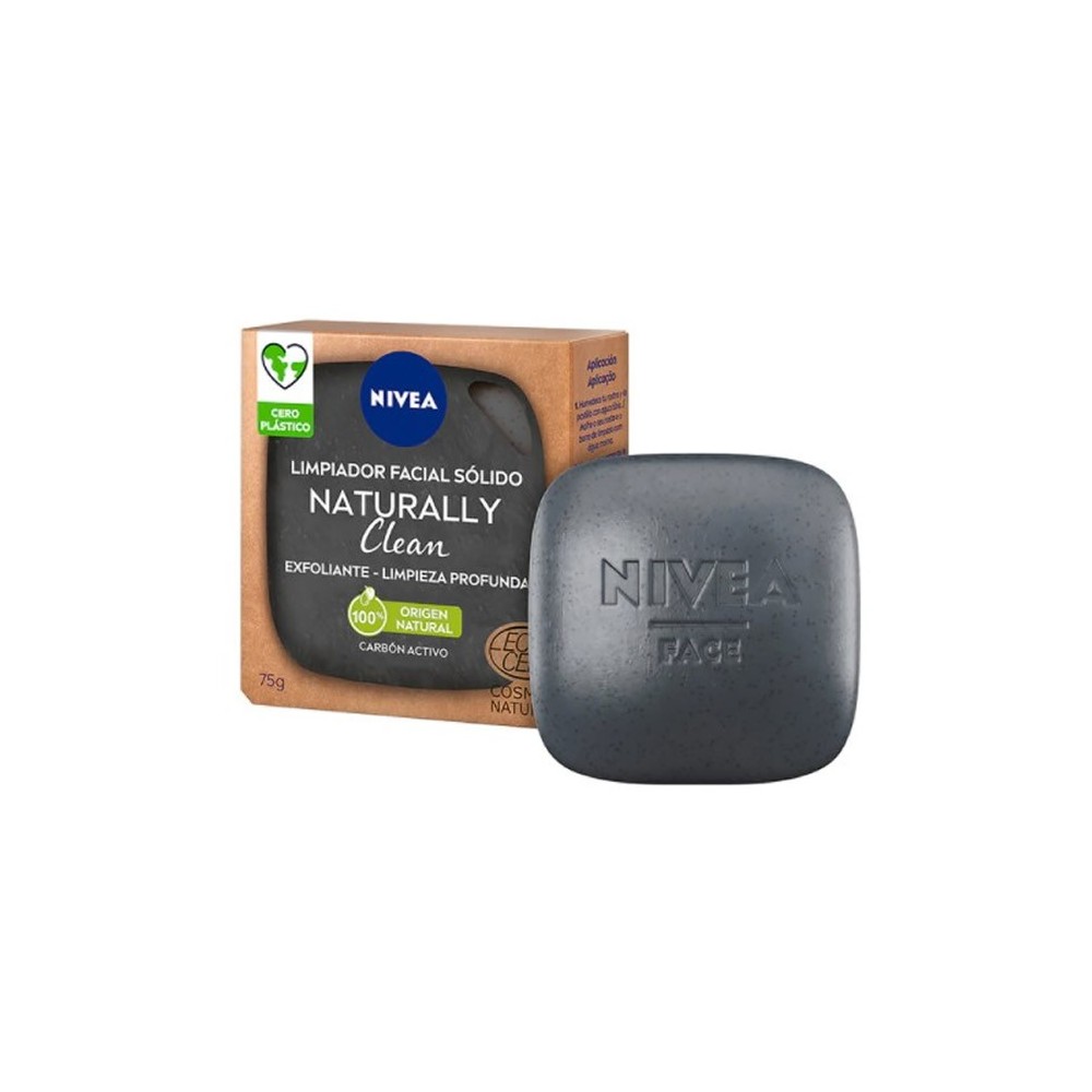 "Nivea Naturally Clean Active Charcoal veido šveitiklis 75g