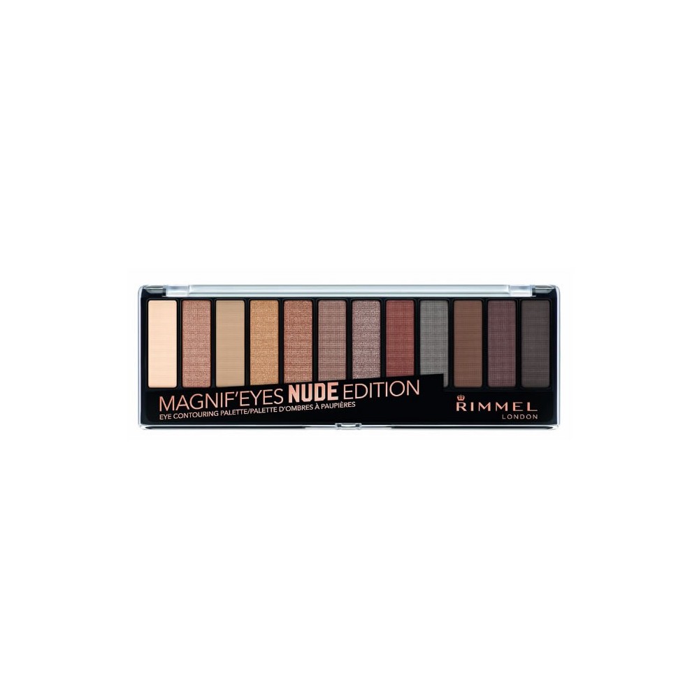"Rimmel Magnif'eyes" akių kontūravimo paletė "Nude Edition 001
