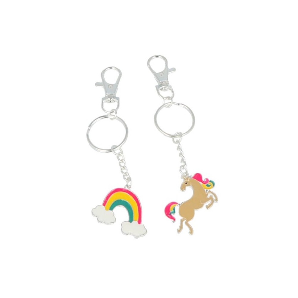 Inca Keychains BFF Unicorn And Rainbow 2 Units