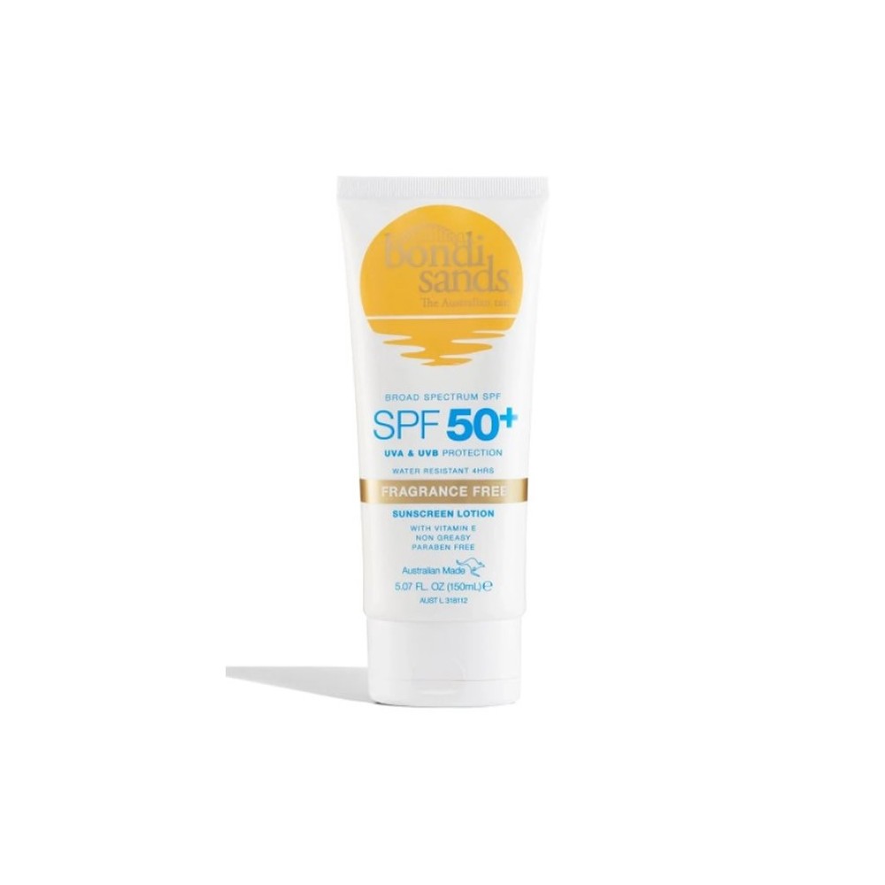 Bondi Sands Body Sunscreen Lotion Fragance Free Spf50+ 150ml