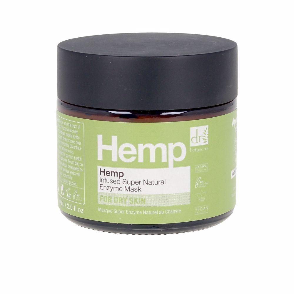 Dr. Botanicals Hemp Infused Super  natūrali fermentinė veido kaukė 60ml