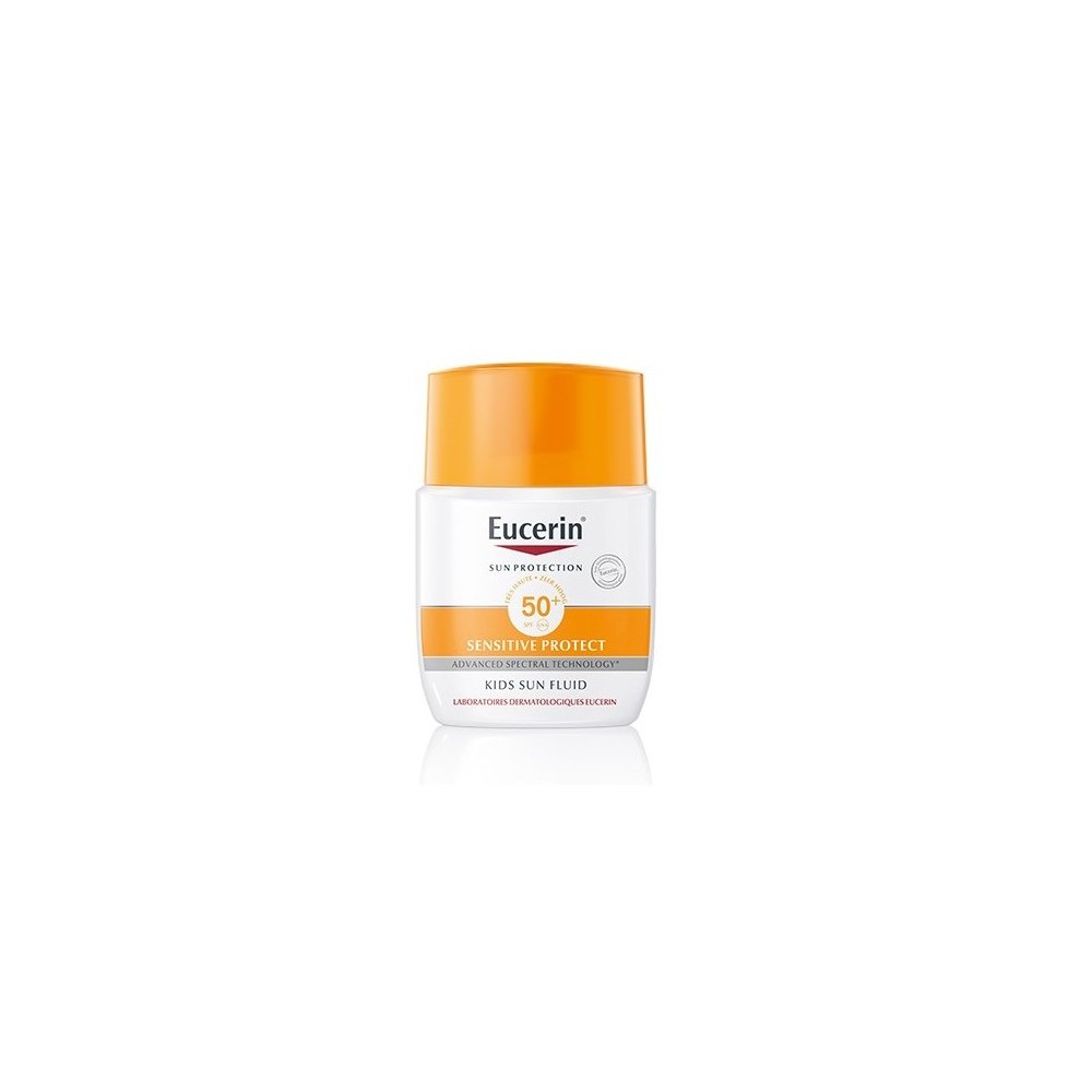 "Eucerin Sun Sensitive Protect Kids" kišeninis skystis Spf50+ 50ml