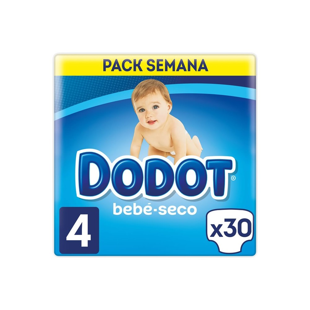 "Dodot Baby-Dry"  sauskelnės, 4 dydžio, 30 sauskelnių