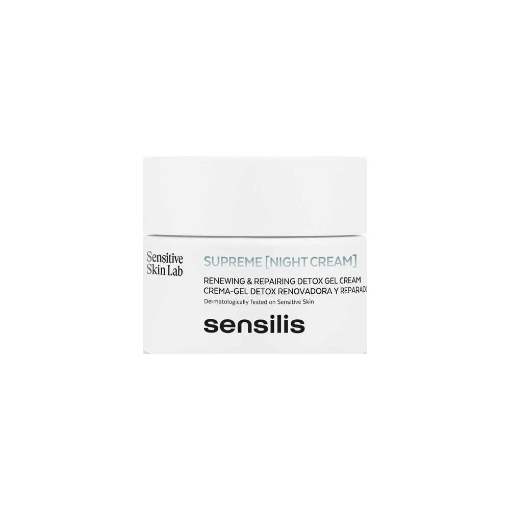 "Sensilis Supreme Renewal" detoksikuojantis naktinis kremas 50ml