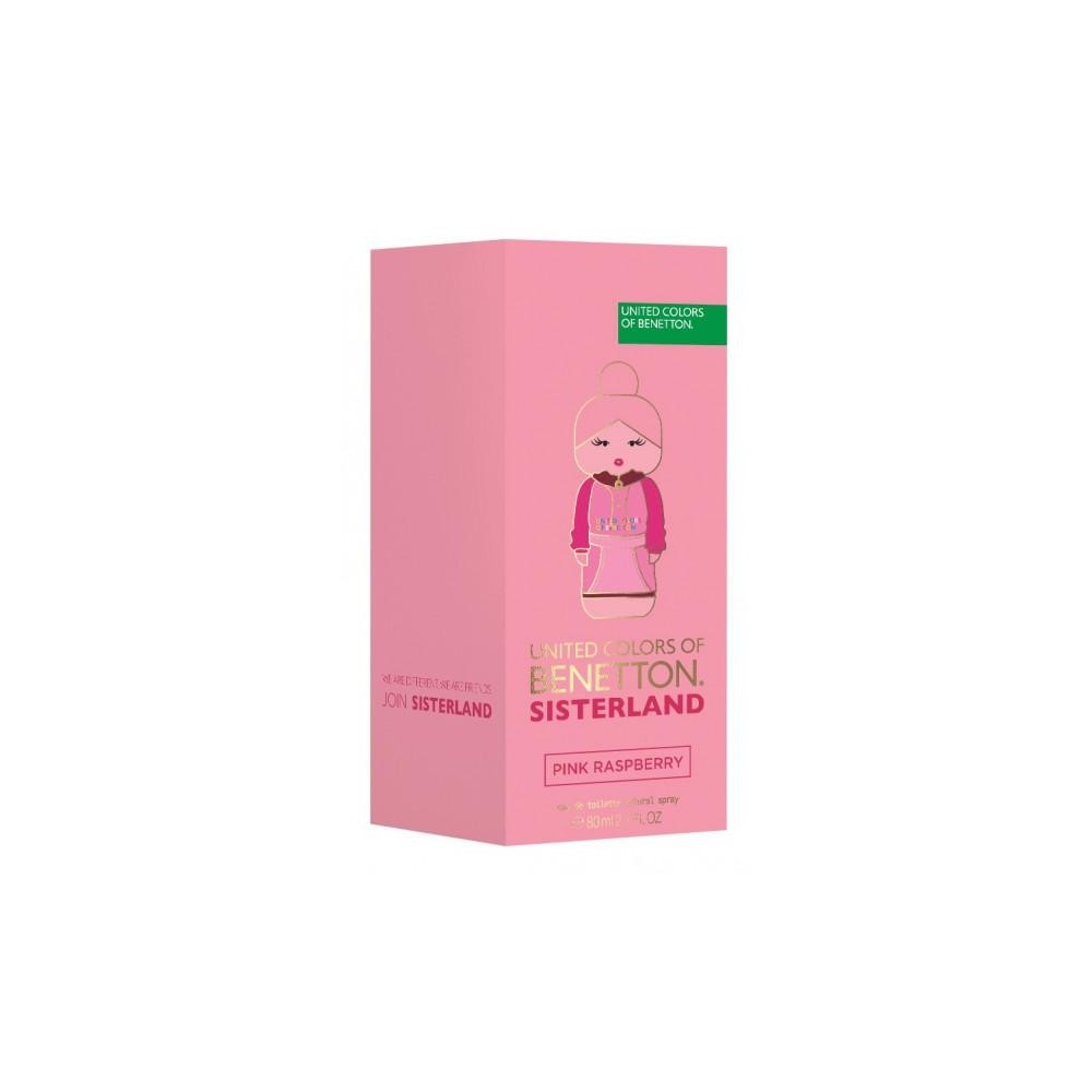 Benetton Sisterland Pink Raspberry Eau De Toilette Spray 80ml