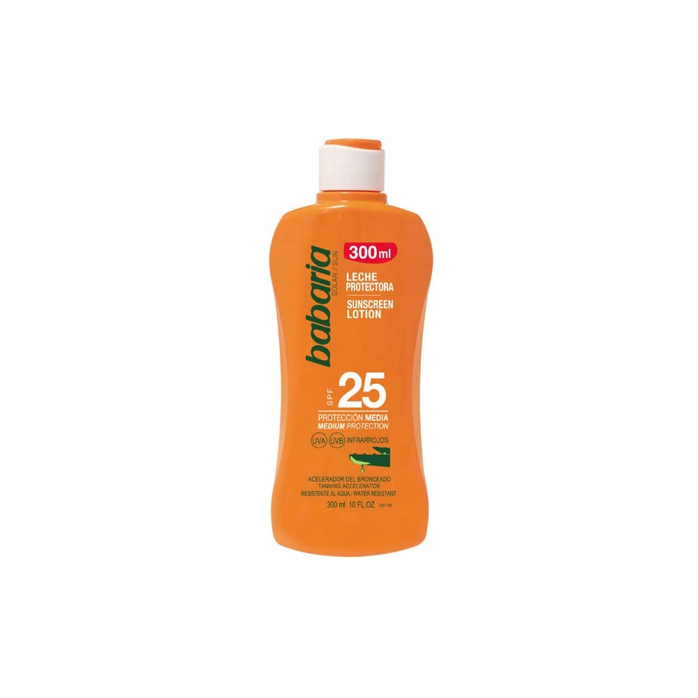 Babaria Aloe Vera Spf25 saulės pienelis 300ml