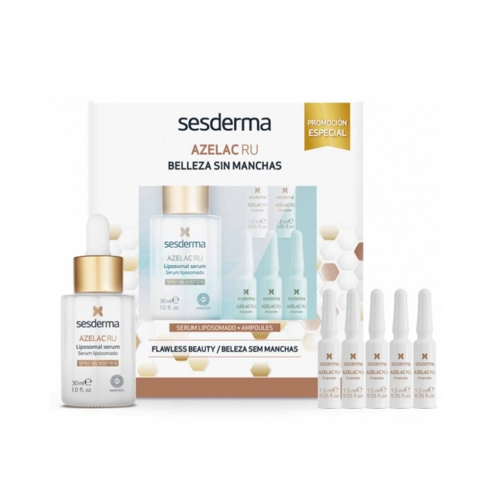 "Sesderma Azelac Ru Liposome Serum + 5 ampulių rinkinys