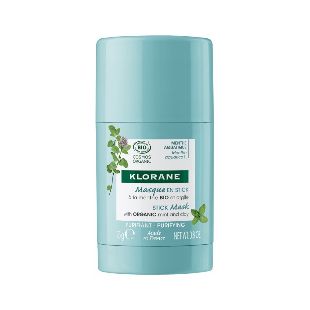 "Klorane Aquatic Mint Purifying Stick Mask" 25g