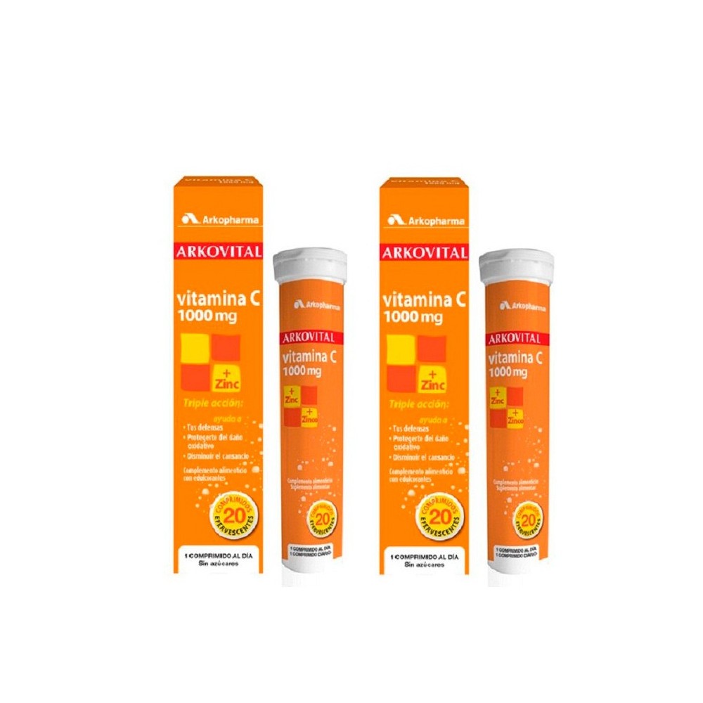 Arkopharma Arkovital Vitaminas C 20 putojančių tablečių Duplo