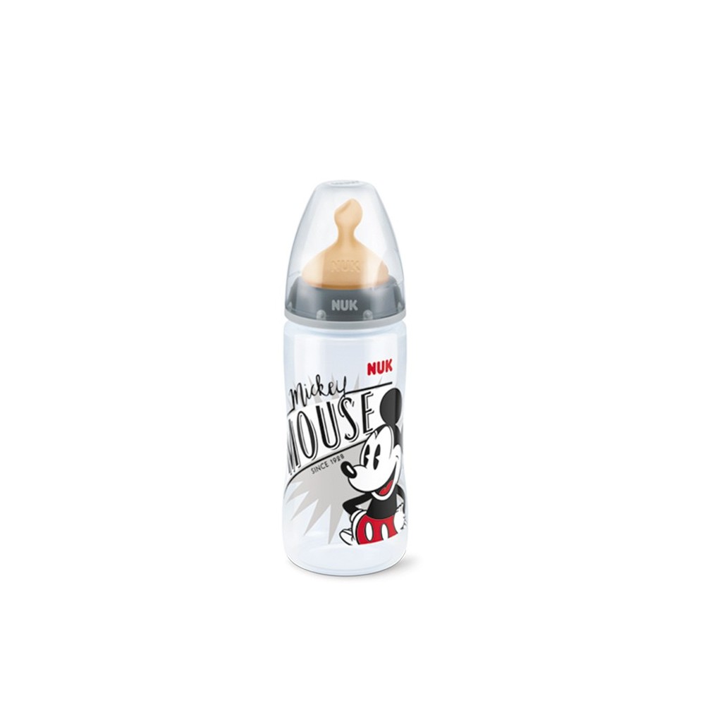 Nuk Kūdikių buteliukas First Choice PP Mickey Mouse M Latex 300ml