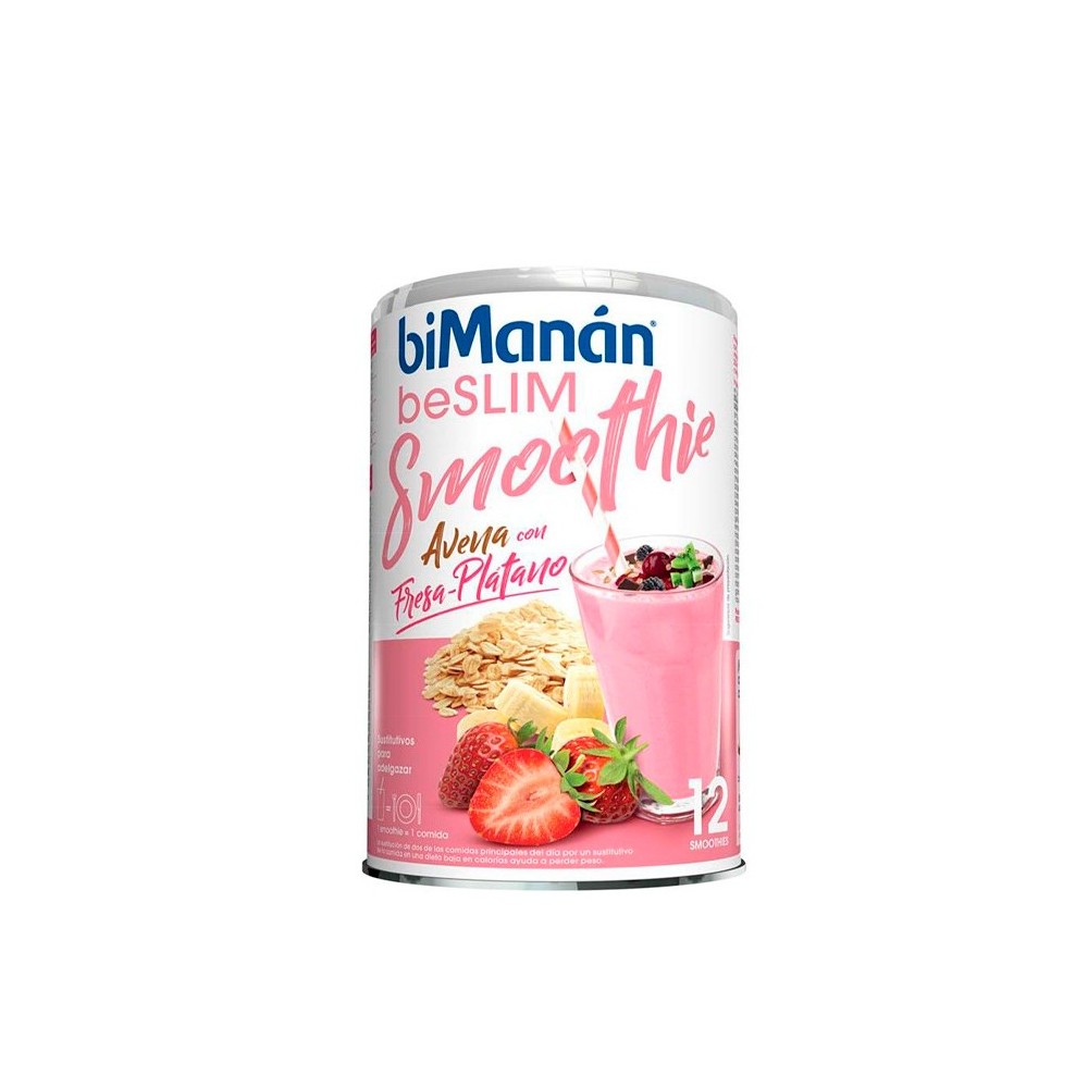 Tai maisto papildas, kuris veikia kaip „svorio metimo pagalbininkas“ Bimanán Beslim Strawberry-Banana Smooth 420gr.