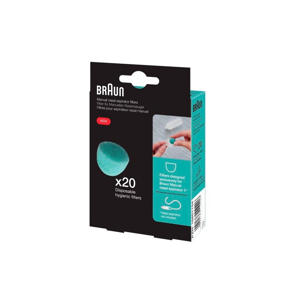 Braun Manual Nasal Aspirator Refill Children's 20U