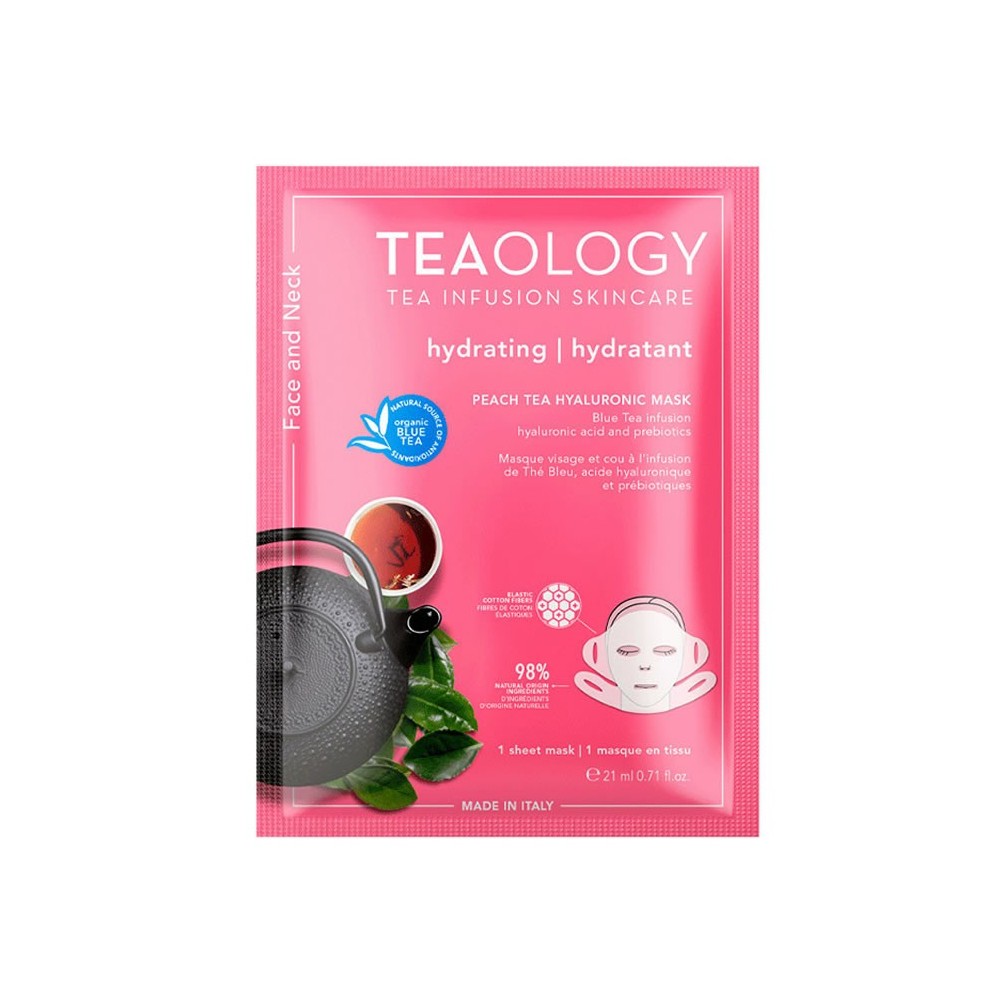 "Teaology" mėlynosios arbatos ir hialurono rūgšties skaistinanti drėkinamoji kaukė 21ml