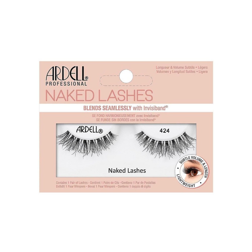 klijuojamos blakstienos  "Ardell Naked Lashes" 424