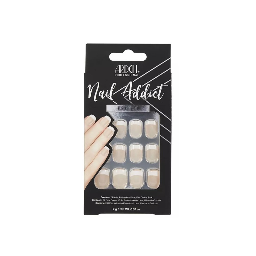 Ardell Nail Addict Classic French False Nails