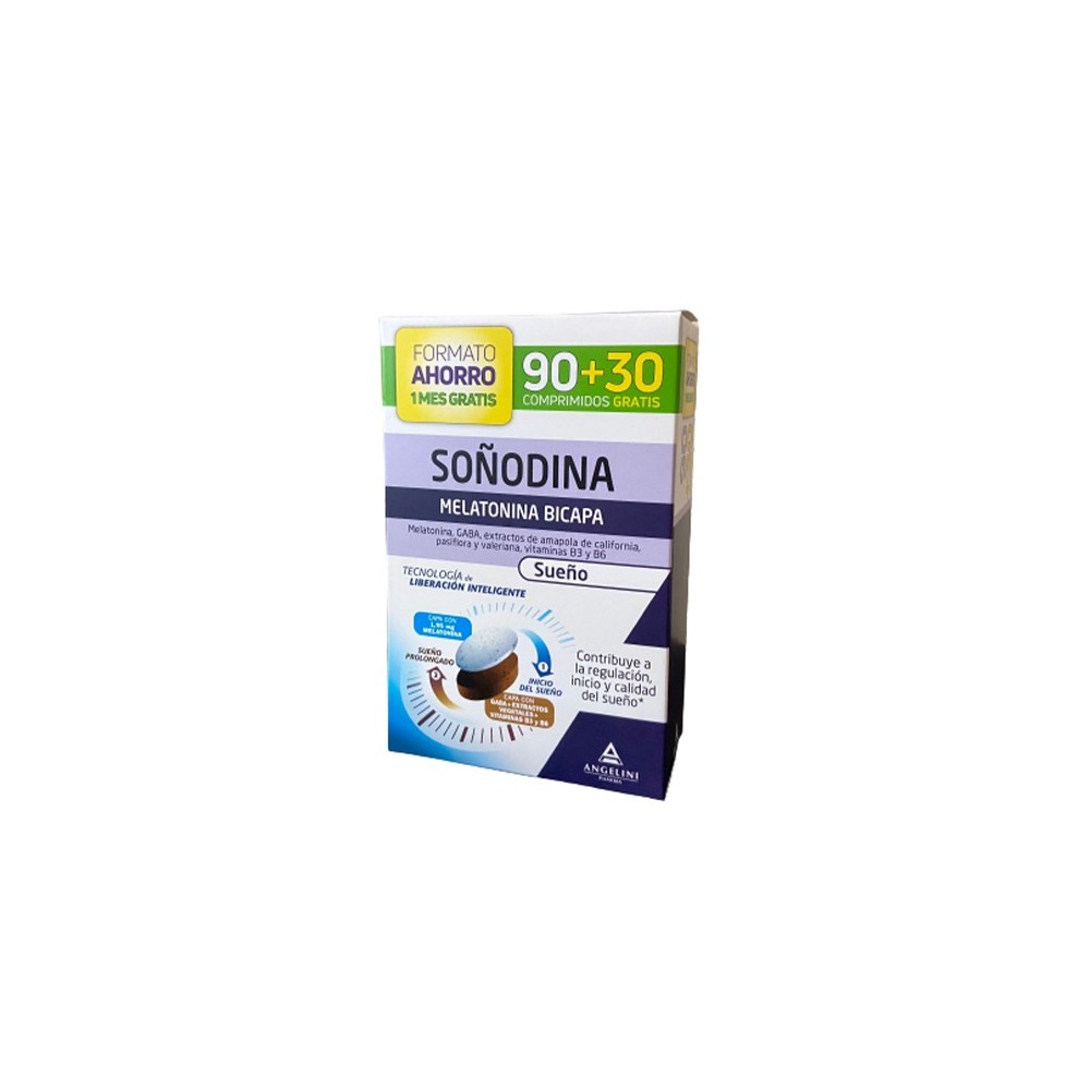 Angelini Soñodine Melatonin Bilayer 90+30 Tablets