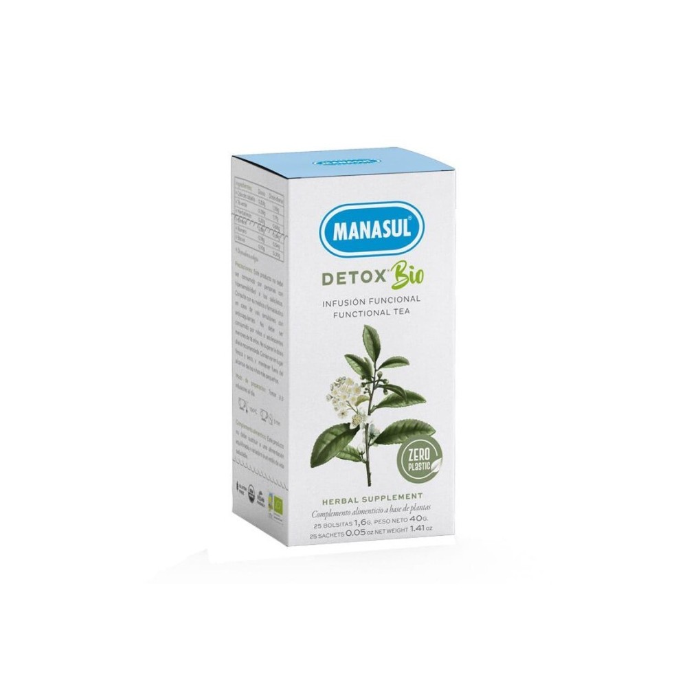 "Manasul Detox Bio" 25 arbatos paketėliai