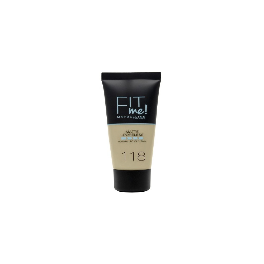 Makiažo pagrindas Maybelline Fit Me Matte + Poreless Foundation" 118 Nude 30ml